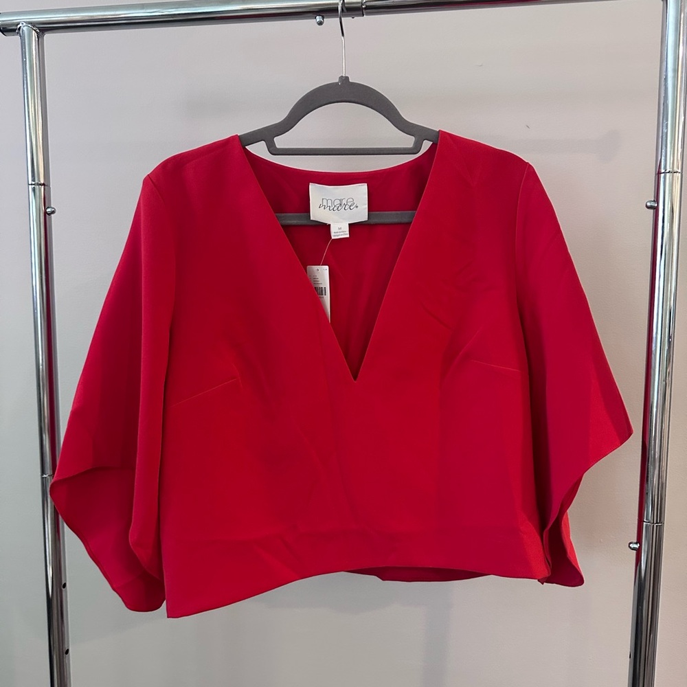Mare Mare Red Top NWT Anthropologie